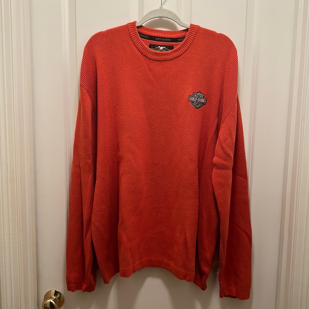 Mens Harley Davidson cotton sweater